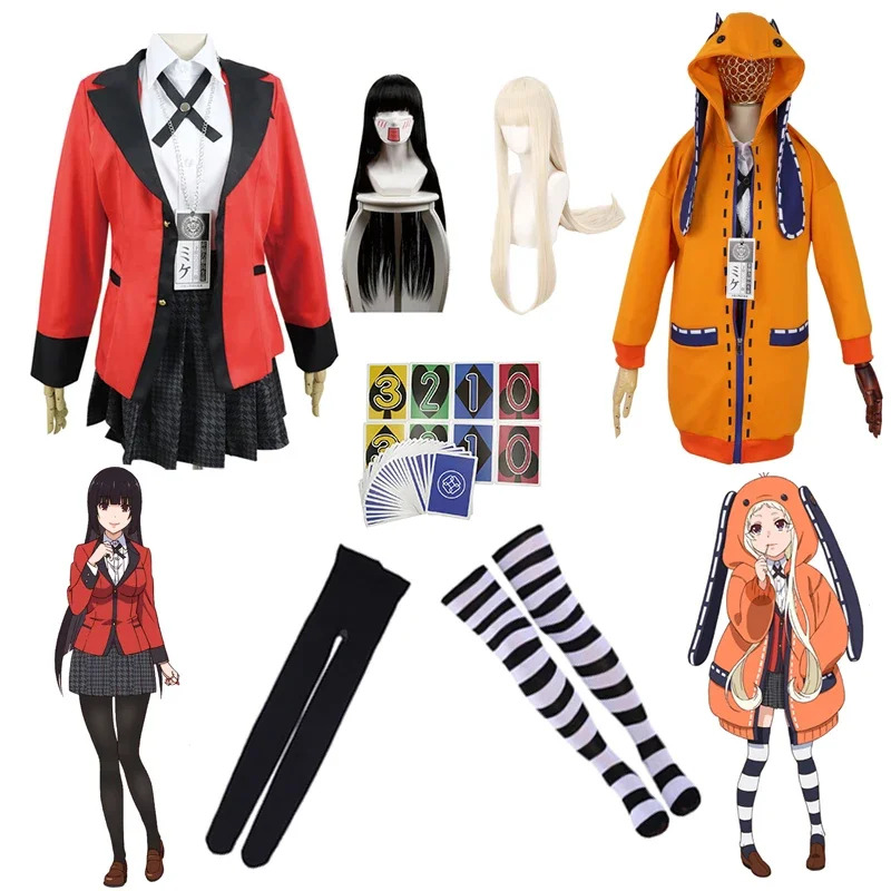 Anime Cosplay Yumeko - 2026 Kakegurui Jabami Yumeko Yomoduki Runa
