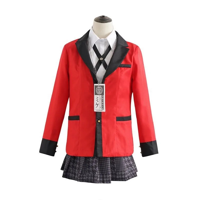 Anime Cosplay Yumeko - Anime Kakegurui Yomozuki Runa Kostüm Jabami