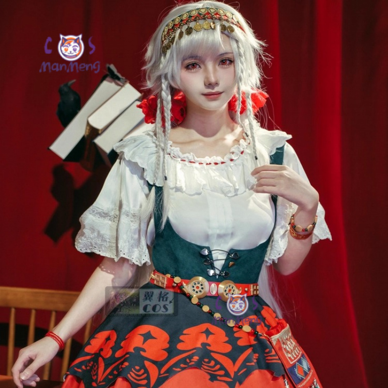 Anime Cosplay Maid - Rückseite: 1999 Rubuska Spiel Cosplay Kostüm