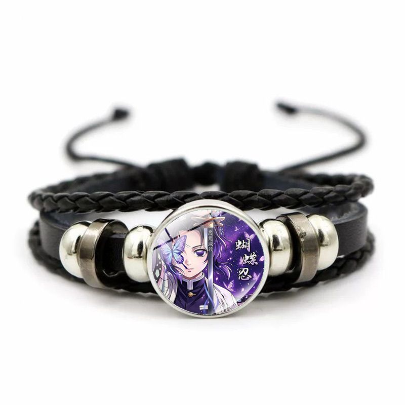 Anime Cosplay Tanjiro - Anime-Demon-Slayer-Armbänder im Nezuko-Tanjiro-Design, zweidimensionale personalisierte Accessoires