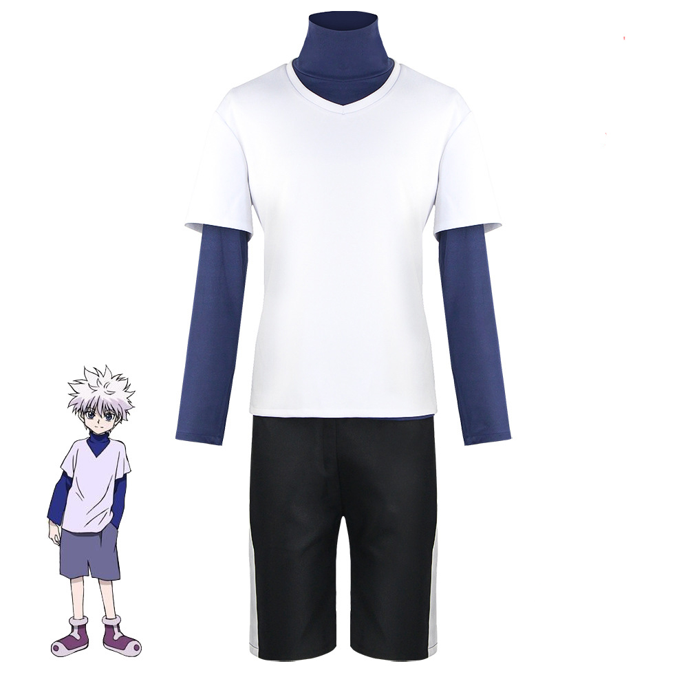 Cosplay Anime Killua Zoldyck - Anime Killua Zoldyck Cosplay Kostüm Tops