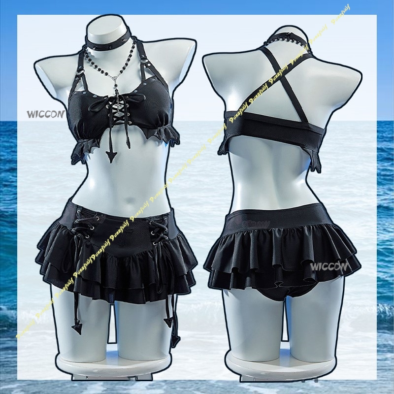 Anime Cosplay Black Girl - Cosplay Kostüm Mädchen Sexy Anzug Mi