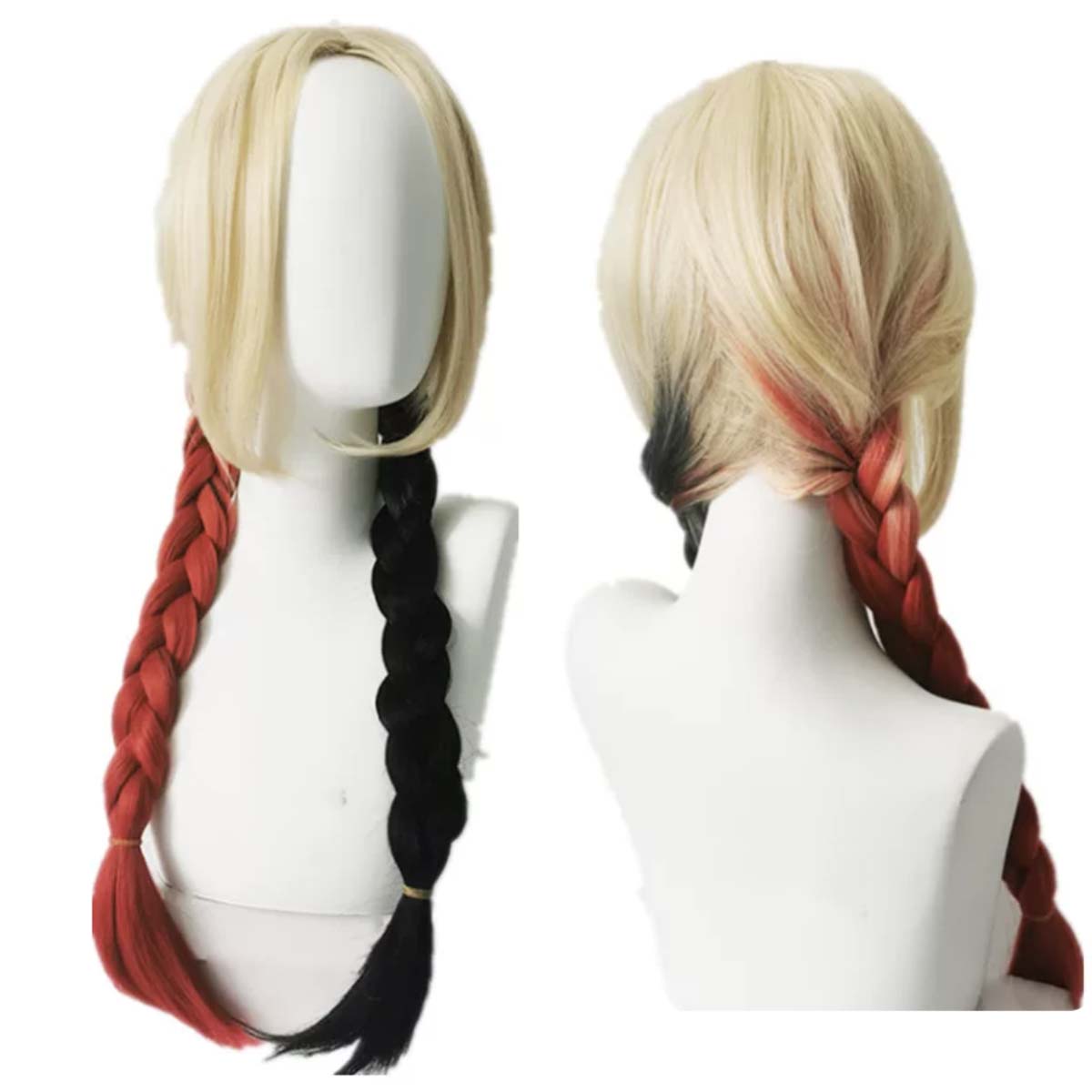 Anime Cosplay With Red Hair - Damen-Perücke für Harley Quinn Cosplay mit