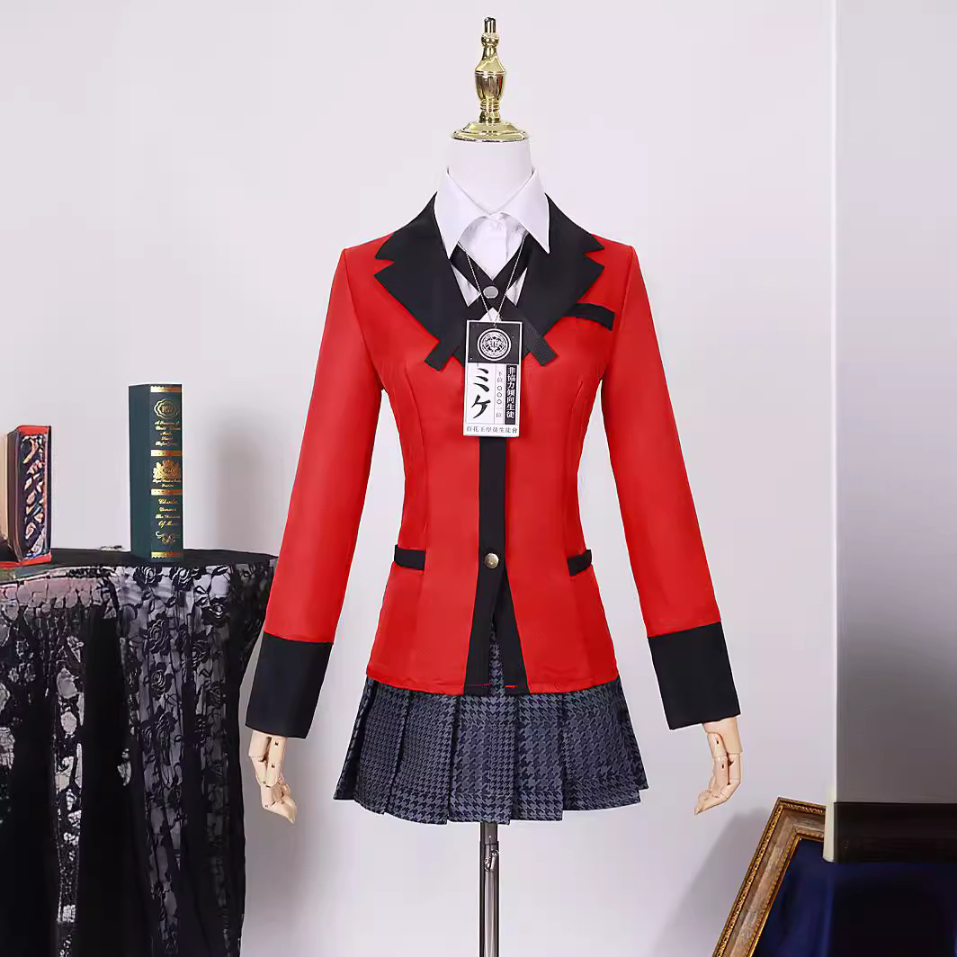 Anime Cosplay Kakegurui - Kakegurui Cosplay Kostüm Yumeko Jabami Kirari