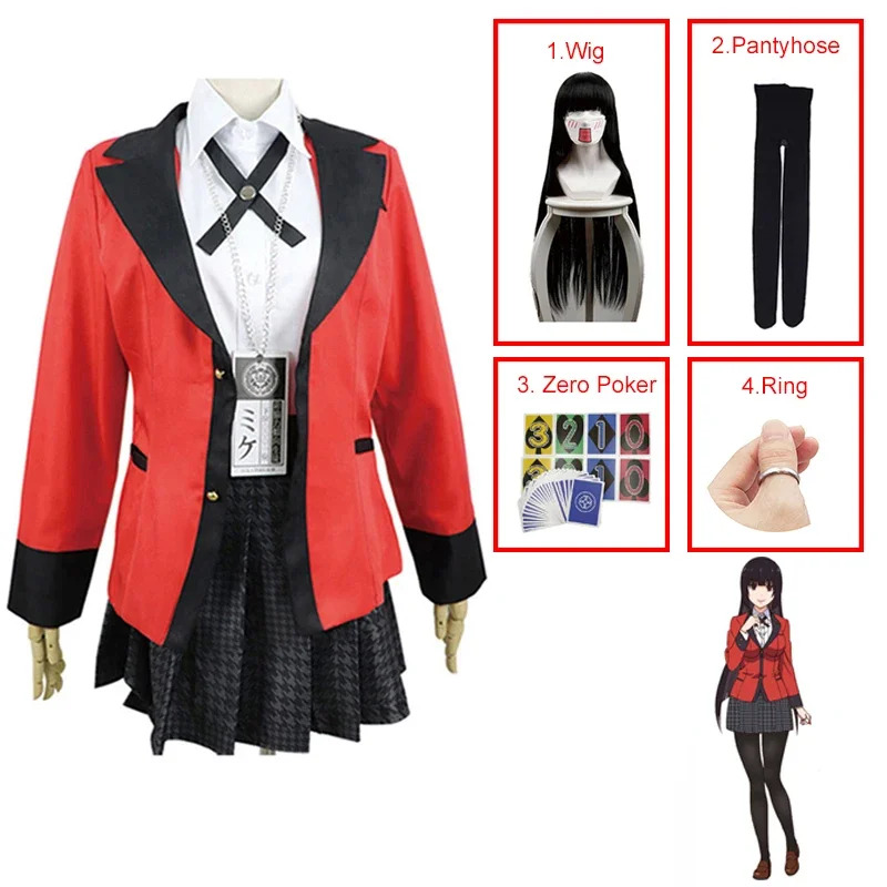 2026 Kakegurui Jabami Yumeko Y – Anime Cosplay Yumeko Bewertung und Preis