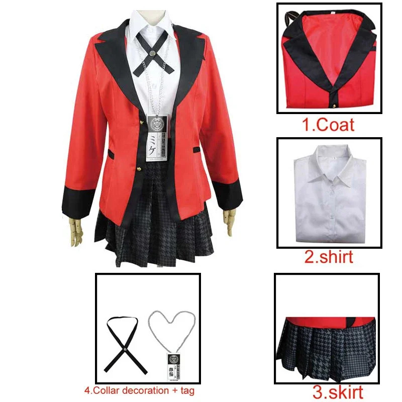 2026 Kakegurui Jabami Yumeko Y – Anime Cosplay Yumeko Bewertung und Preis