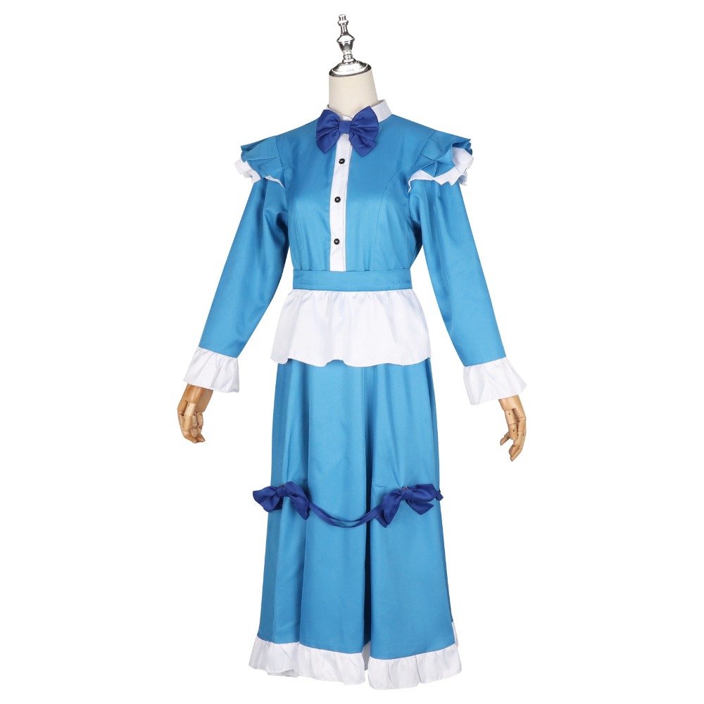 Poppy Red Hair Cosplay-Kostüm, – Anime Cosplay Blue Hair Bewertung und Preis
