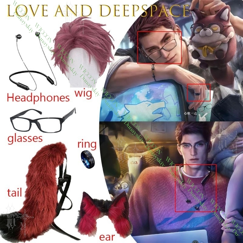 Love And Deepspace Valko Cospl – Anime Cosplay Glasses Bewertung und Preis