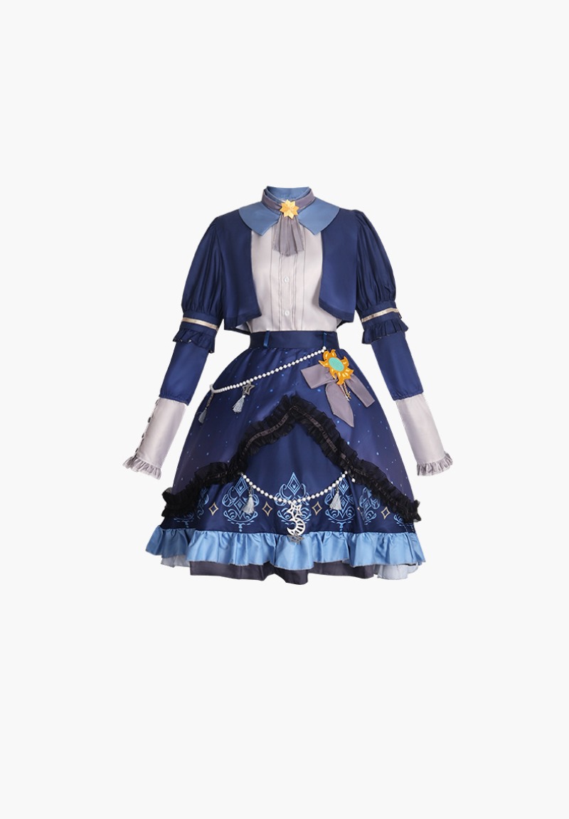 2025 PJSK Stars Buntes Kleid f – Anime Cosplay Female Bewertung und Preis