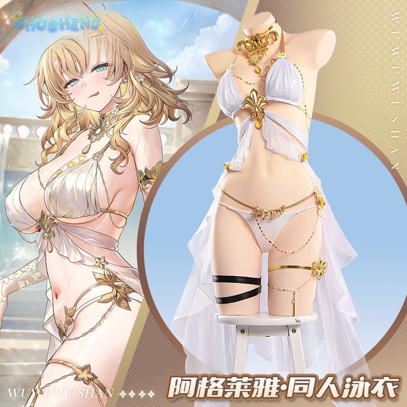 Sexy Bikini-Badeanzug-Kleid fü – Anime Cosplay Bikini Bewertung und Preis
