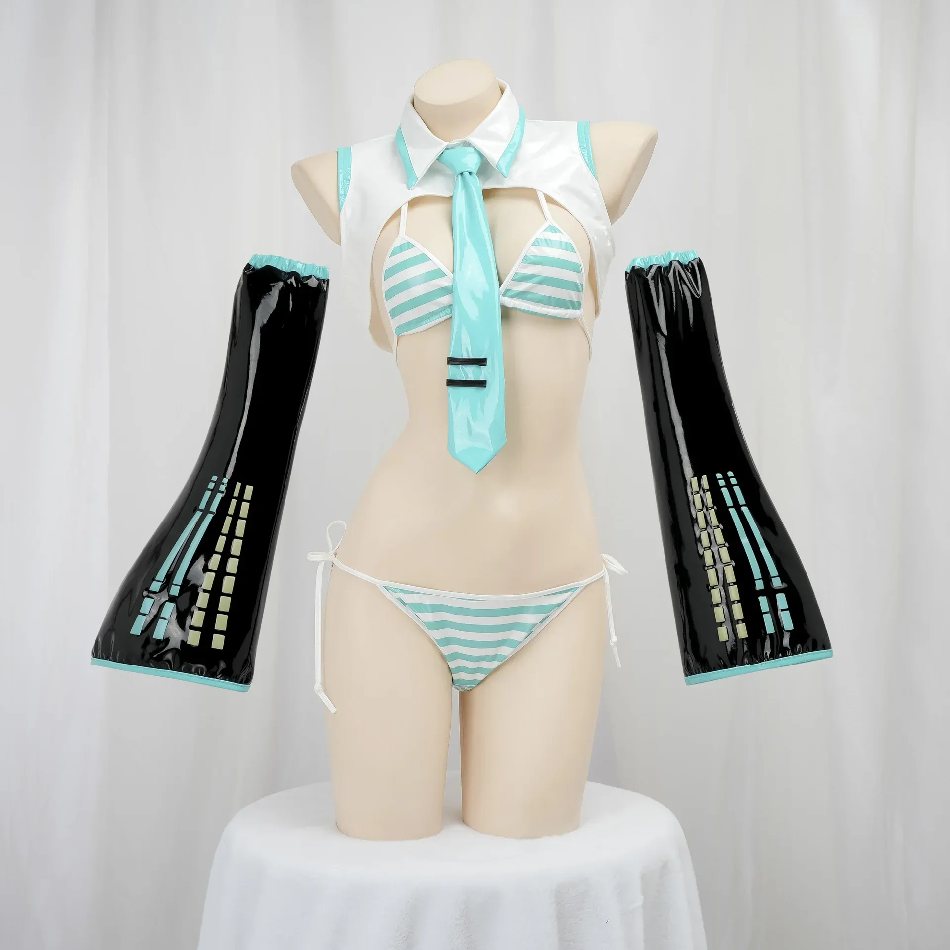 Anime Miku Cosplay Miku Formel – Anime Cosplay Bikini Bewertung und Preis