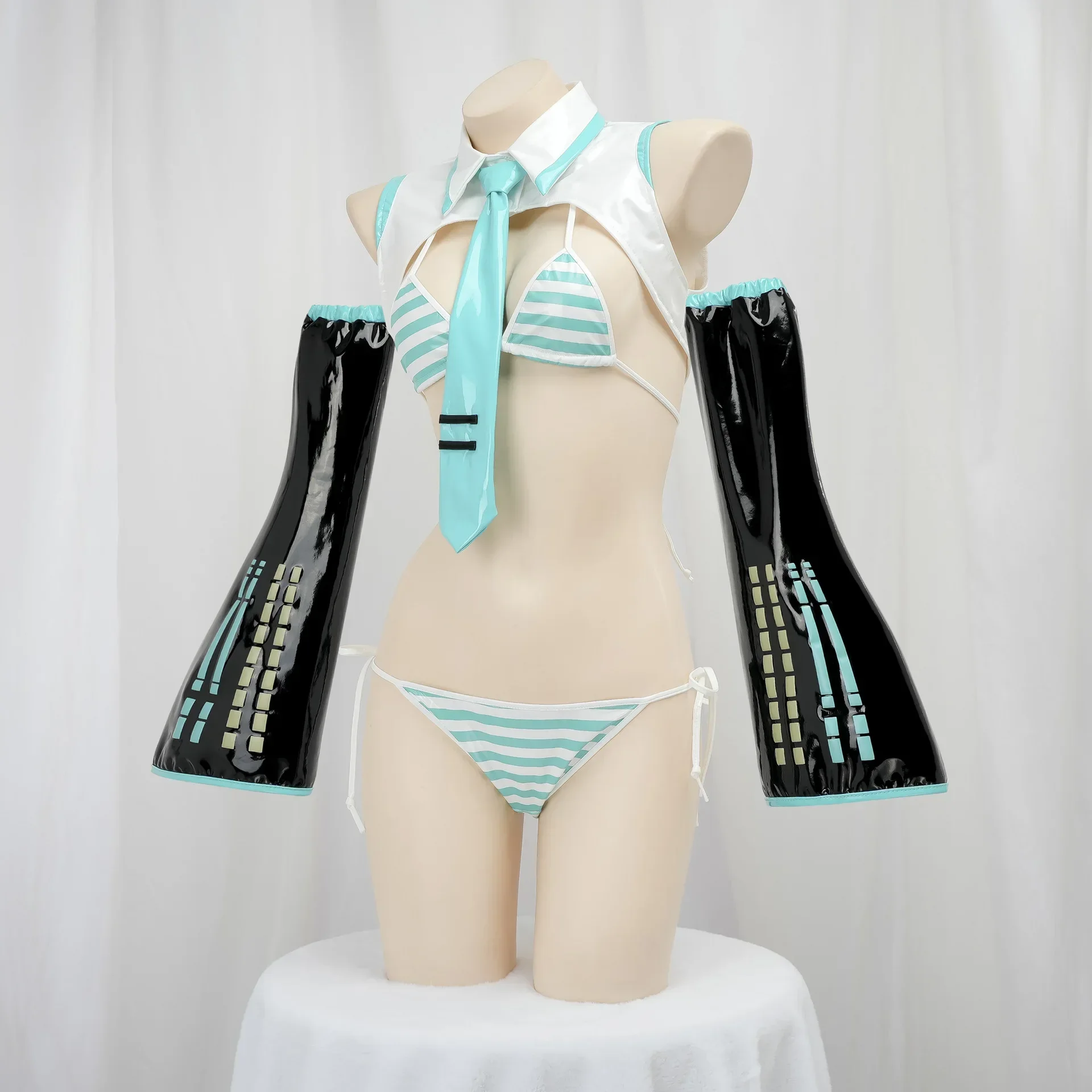Anime Miku Cosplay Miku Formel – Anime Cosplay Bikini Bewertung und Preis