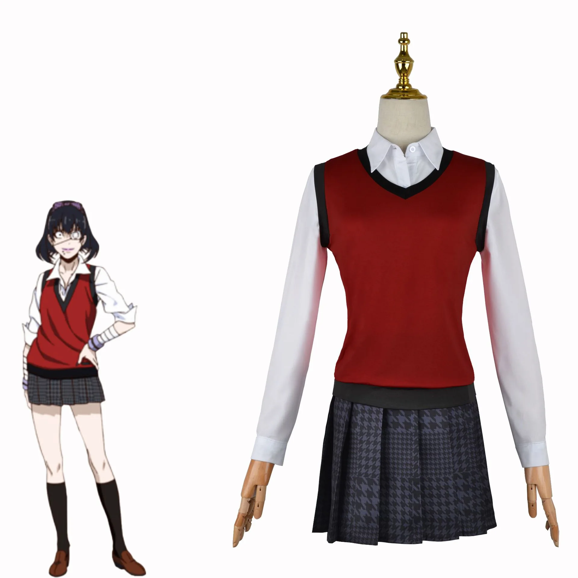 Japanische Schuluniform Weste  – Anime Cosplay Kakegurui Bewertung und Preis