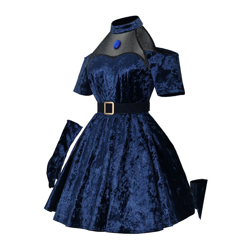 Mizi Cosplay Anime Alien Bühne – Anime Cosplay Blue Hair Bewertung und Preis