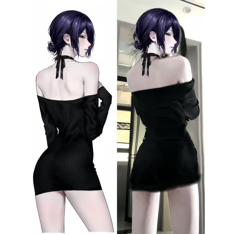 Anime Kettensäge Mann Reze Cos – Anime Cosplay Black Girl Bewertung und Preis