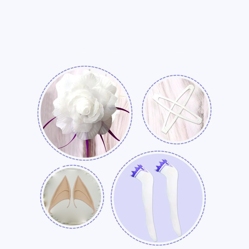 Emilia Cosplay Re Leben in ein – Anime Cosplay Re Zero Bewertung und Preis