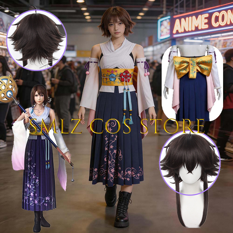 Smlz FFX Yuna Cosplay Anime FF – Anime Cosplay Show Bewertung und Preis