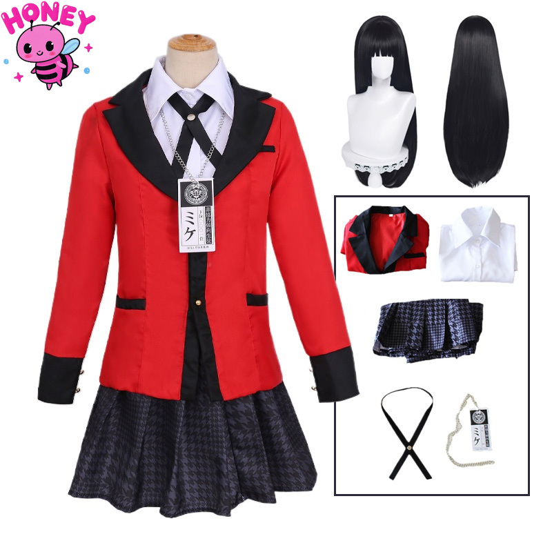 Anime Jabami Yumeko Cosplay Ko – Anime Cosplay Yumeko Bewertung und Preis
