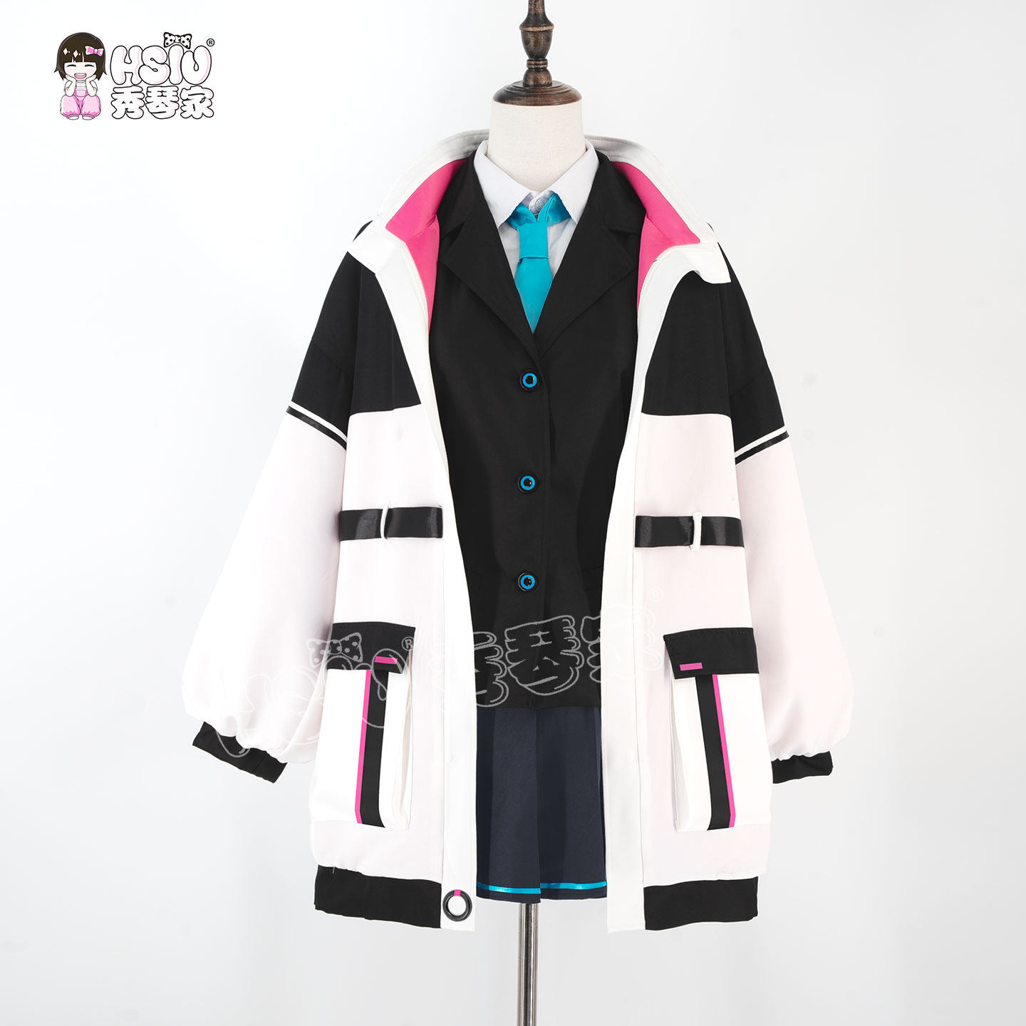 Blue Archive Kei Cosplay Kostü – Anime Cosplay Blue Hair Bewertung und Preis