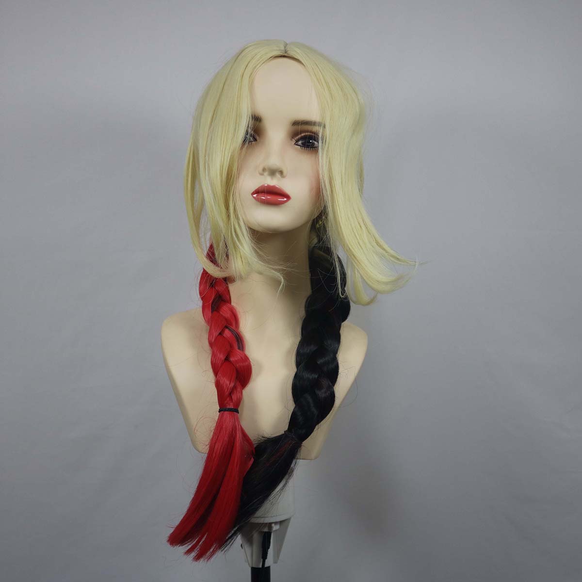 Damen-Perücke für Harley Quinn – Anime Cosplay With Red Hair Bewertung und Preis