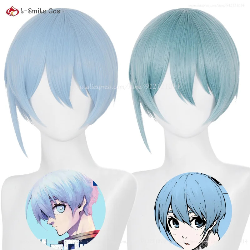 Anime Hiori Yo Cosplay 28 cm H – Anime Cosplay Blue Hair Bewertung und Preis