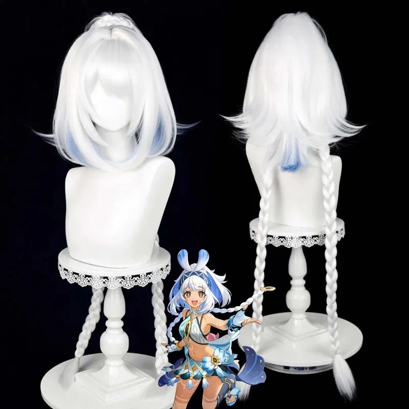 Le Cool Genshin Impact Mualani – Anime Cosplay Blue Hair Bewertung und Preis