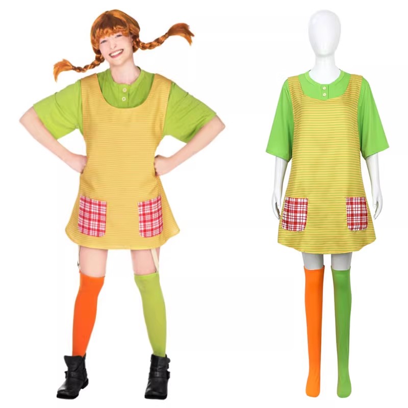 Piippi Cosplay-Kostüm für Erwa – Anime Cosplay Boy Bewertung und Preis