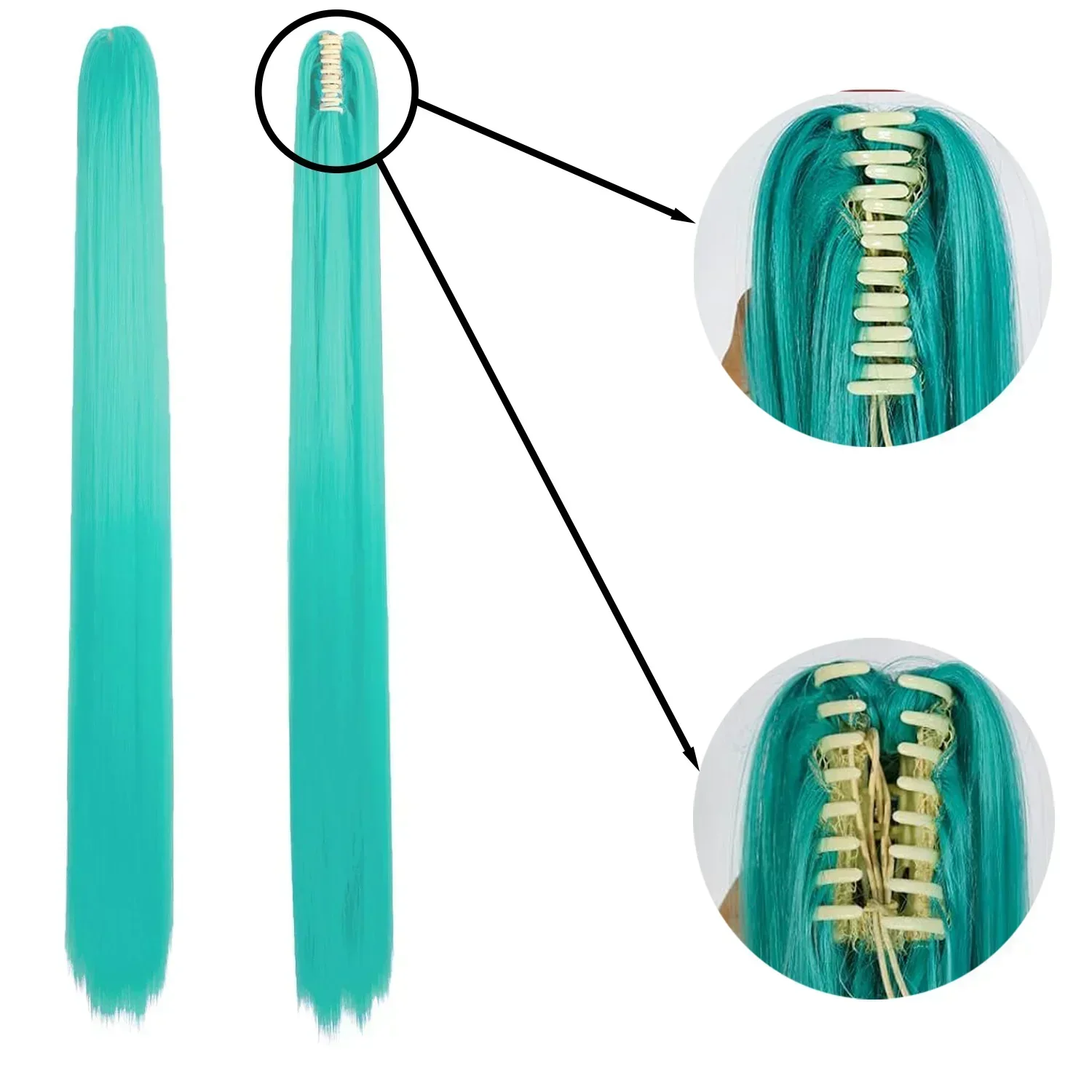 2026 Cosplay Perücke 95cm Lang – Anime Cosplay Blue Hair Bewertung und Preis