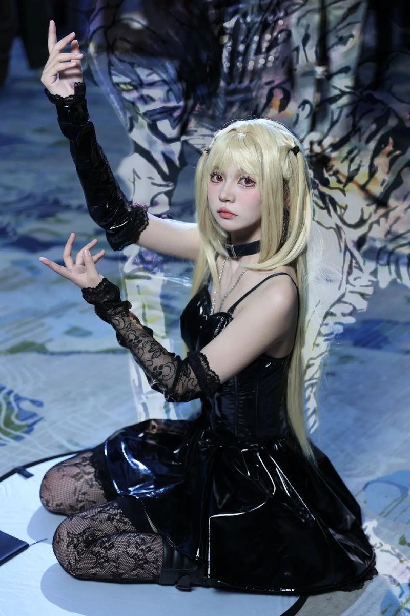 MisaMisa Anime Cosplay Kostüm  – Anime Cosplay Black Girl Bewertung und Preis