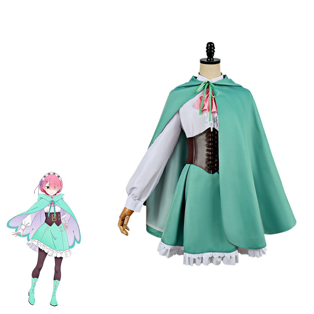 Anime Re:Zero Rem Ram Cosplay- – Anime Cosplay Re Zero Bewertung und Preis
