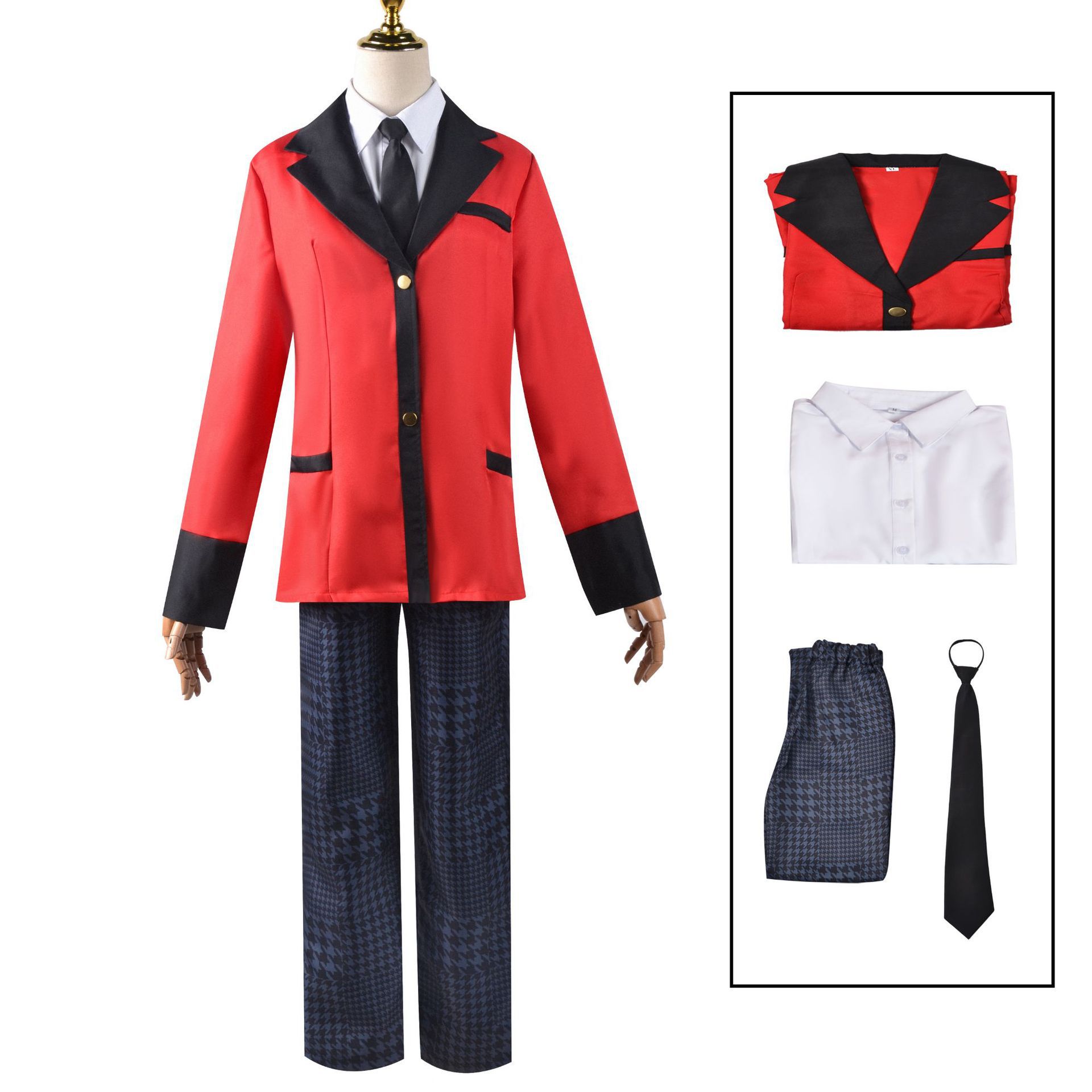 Kakegurui Anime Cosplay Kostüm – Anime Cosplay Yumeko Bewertung und Preis