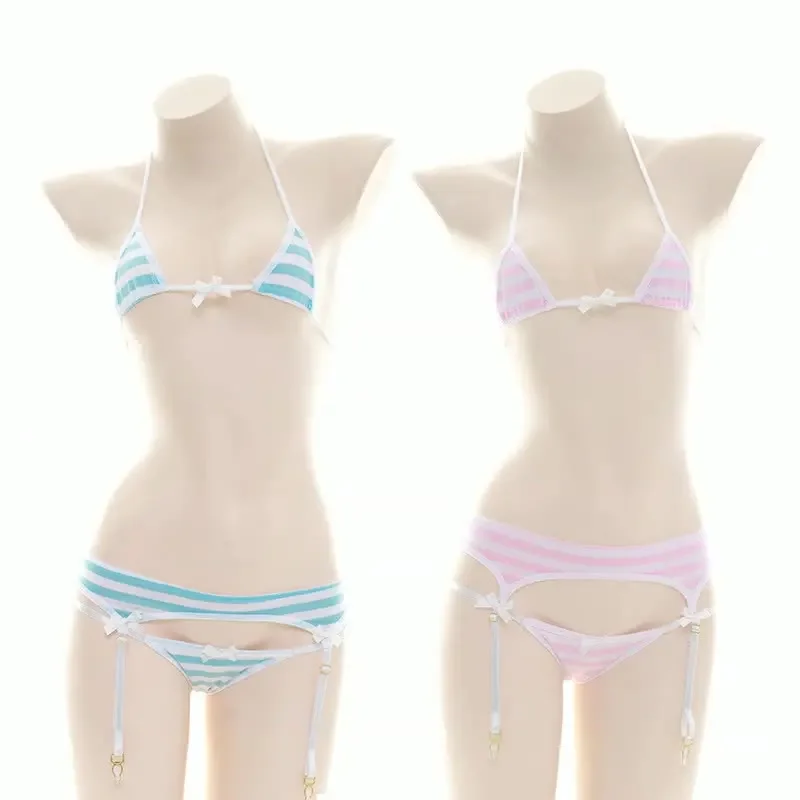 Damen Süßer Anime-Spiel Drei-P – Anime Cosplay Bikini Bewertung und Preis