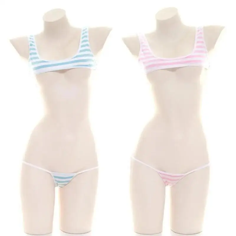 Sexy japanischer Stil, blau-we – Anime Cosplay Bikini Bewertung und Preis
