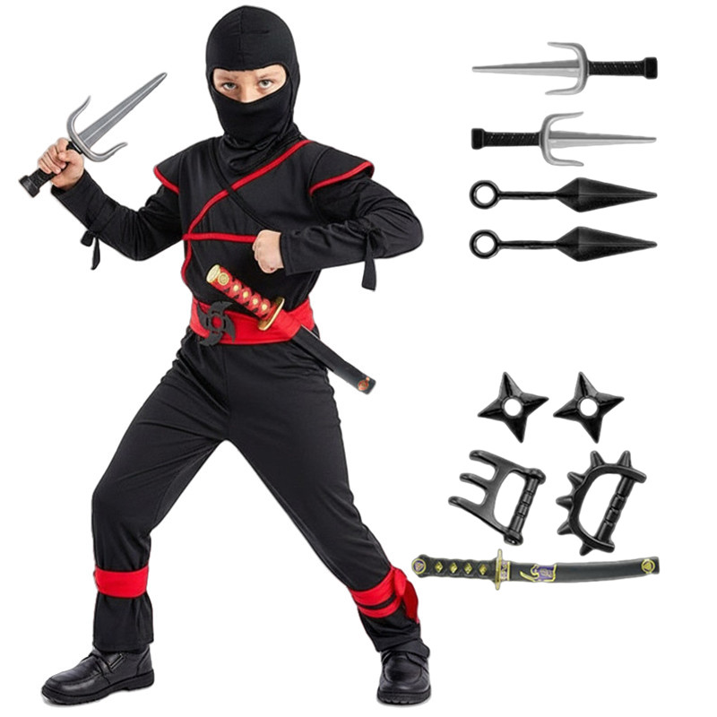 Japanisches Samurai-Kostüm für – Anime Cosplay Boy Bewertung und Preis