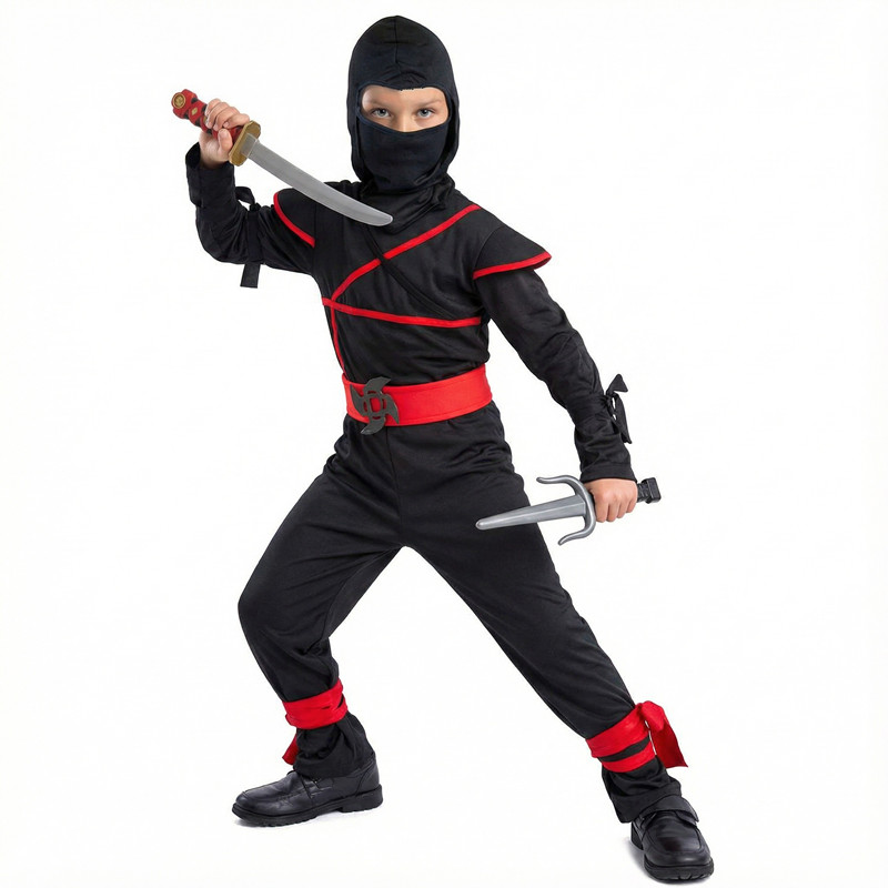 Japanisches Samurai-Kostüm für – Anime Cosplay Boy Bewertung und Preis