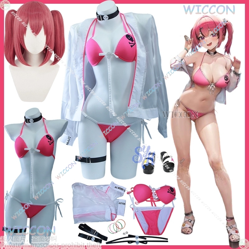 Anime Kostüm Kawaii Jirai Kei  – Anime Cosplay Bikini Bewertung und Preis